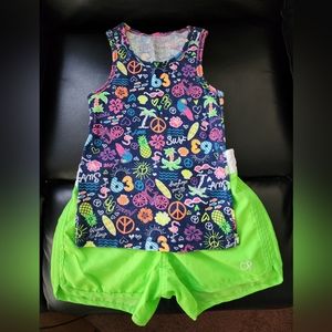 Girl's shorts and top outfit